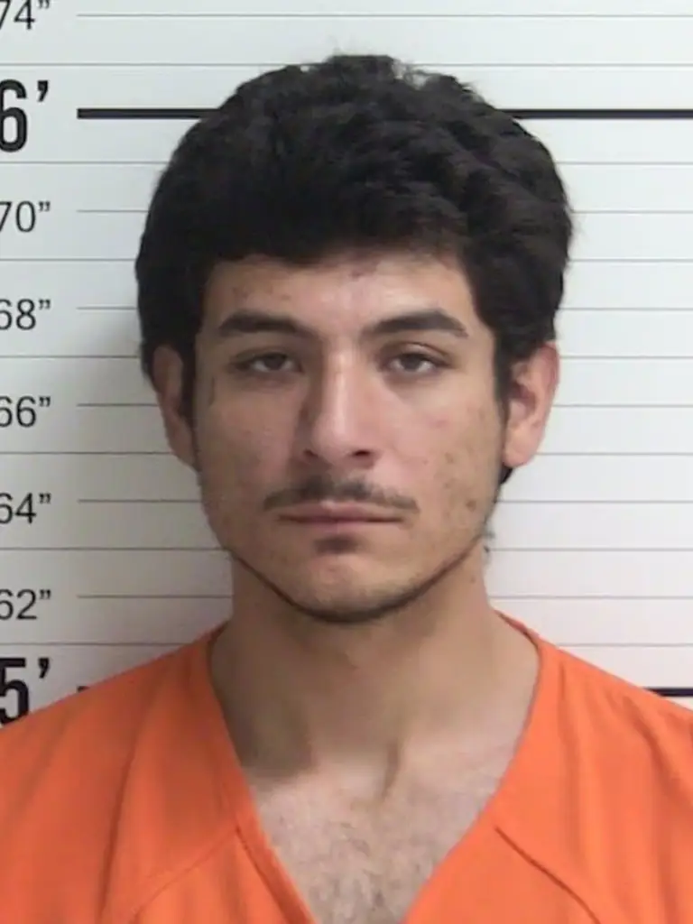 A 2023 mugshot showing Caleb. Credit: Curry County 