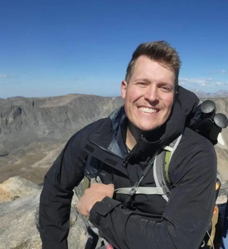 David Cifaldi, 32, was impaled by a trekking pole and still hiked 10 miles to safety. Credit: GoFundMe