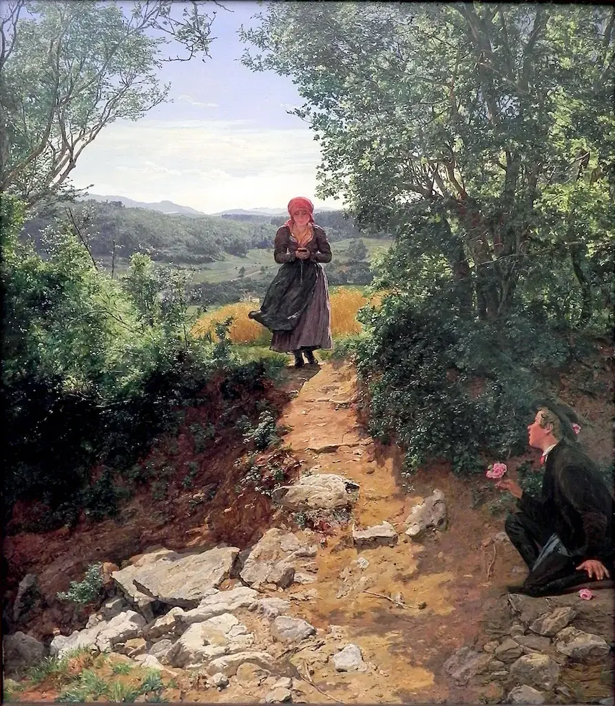 The Expected One, by  Ferdinand Georg Waldmüller.  Credit: Hajotthu/Wikimedia Commons