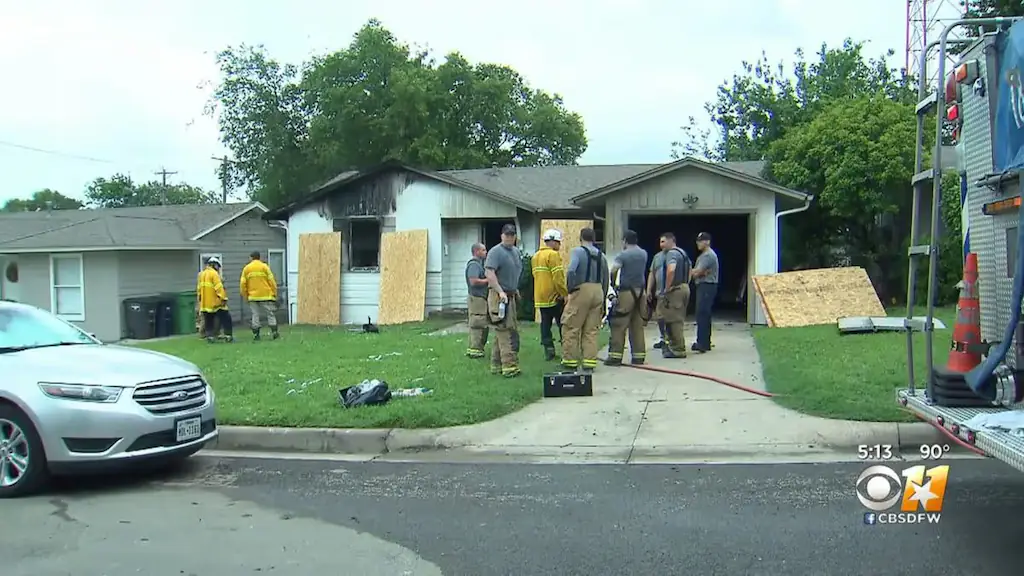 The property in Texas where Thornburg carried out the murders. Credit: CBS Texas