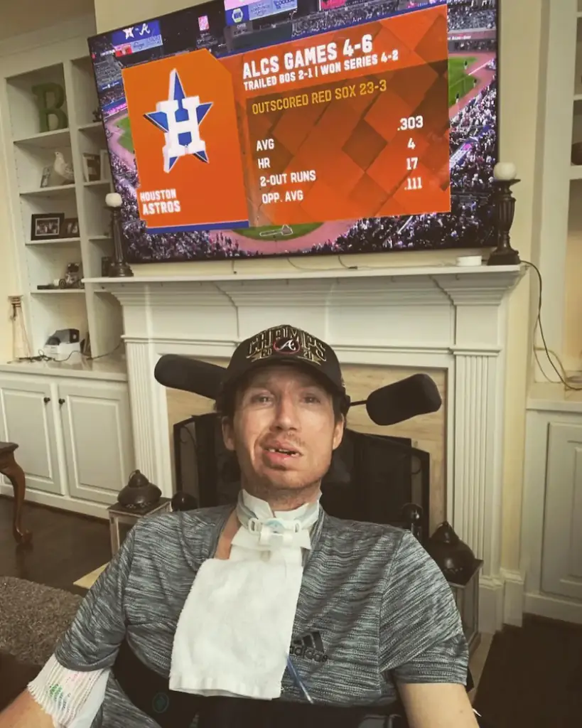 Jonathan Buckelew has locked-in syndrome. Credit: Janice Buckelew/Facebook