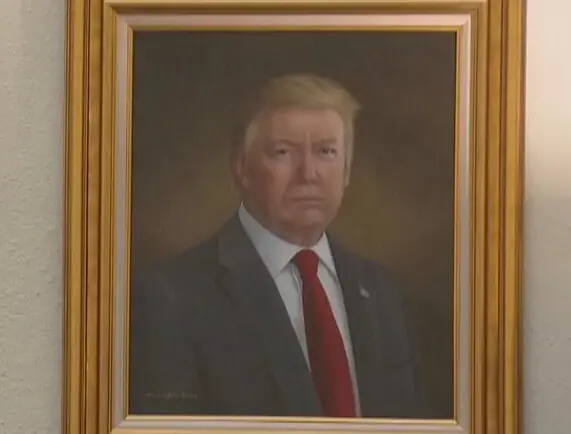 Artist behind Trump portrait he branded 'the worst' says President's comments have put her business 'in danger'