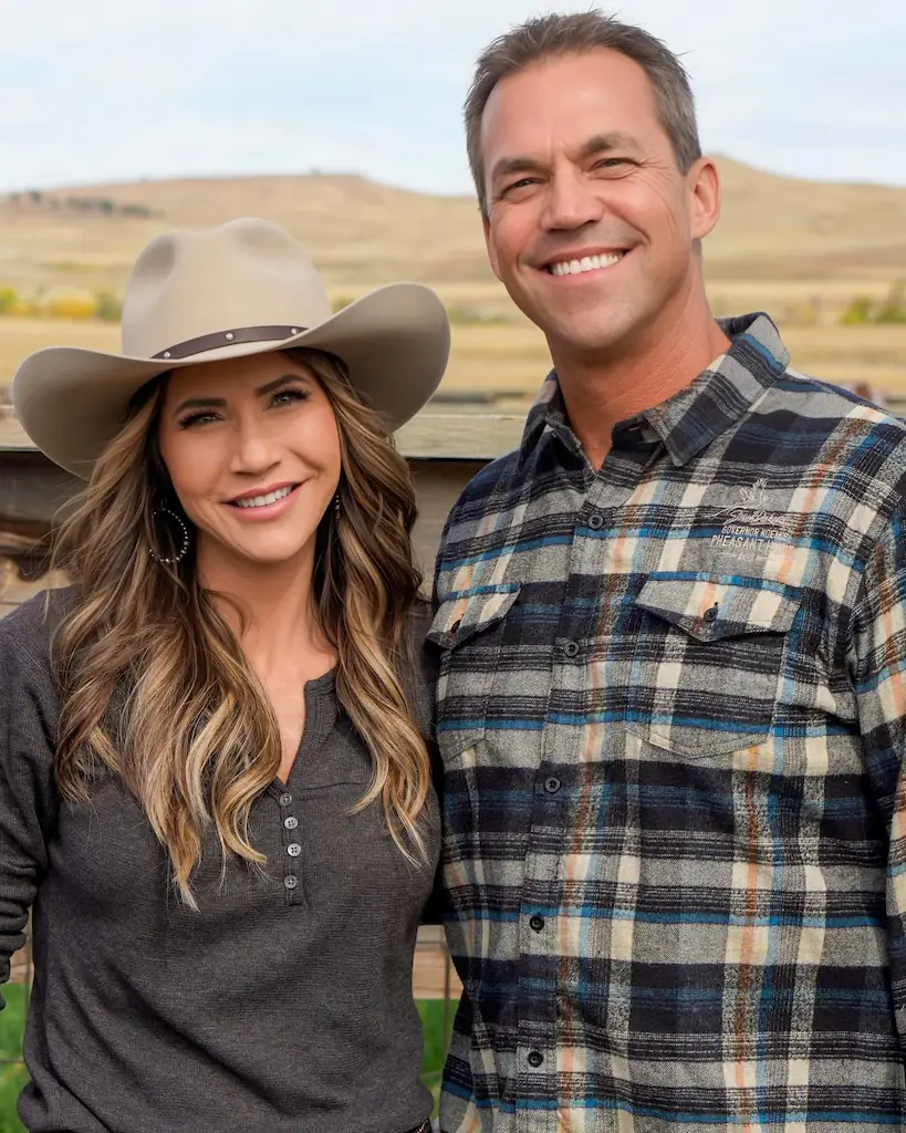 Kristi and Bryon Noem. Credit: Instagram