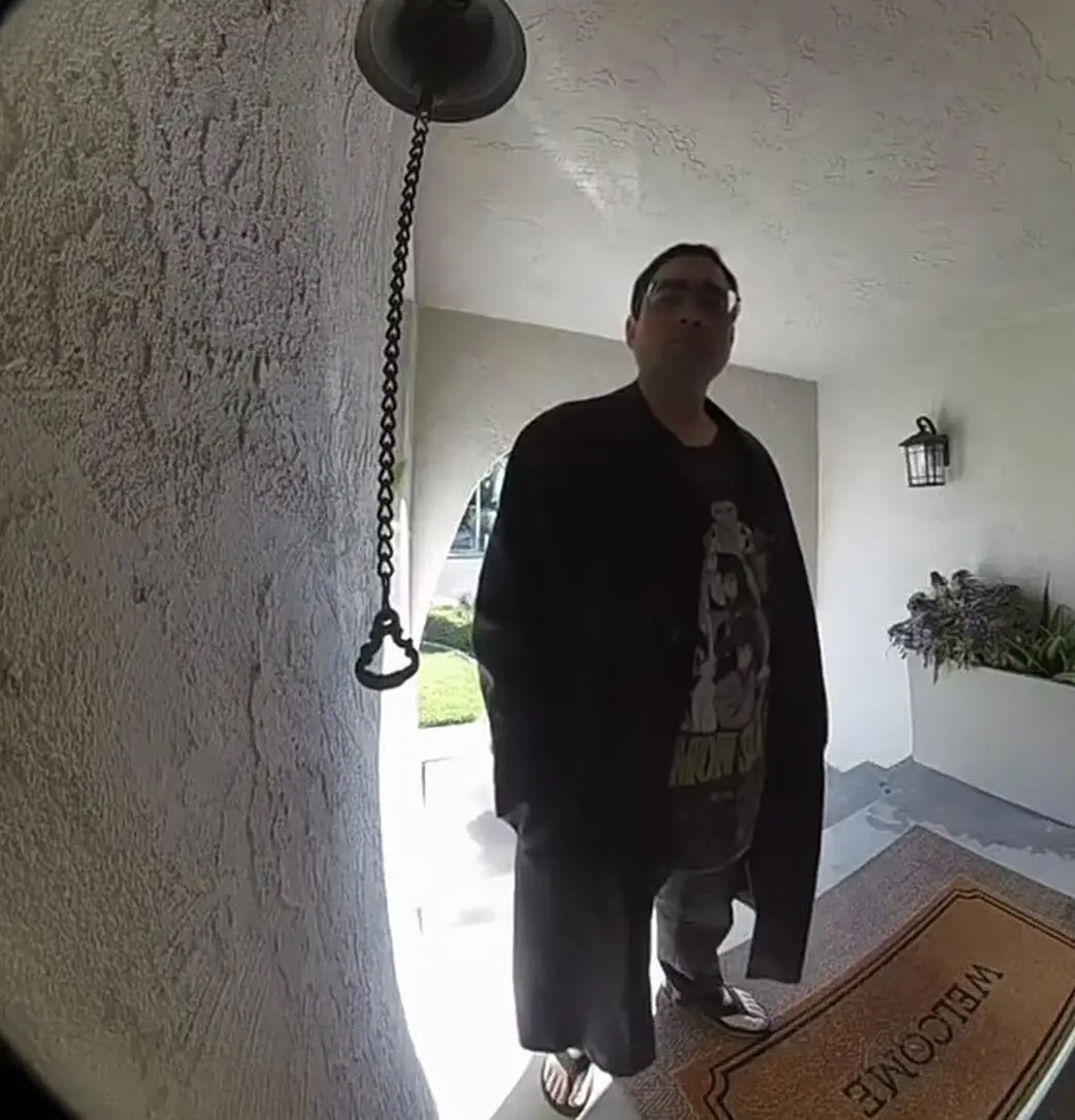 The chilling confrontation was caught on camera and has now gone viral on social media. Credit: Fairfield police department / Facebook