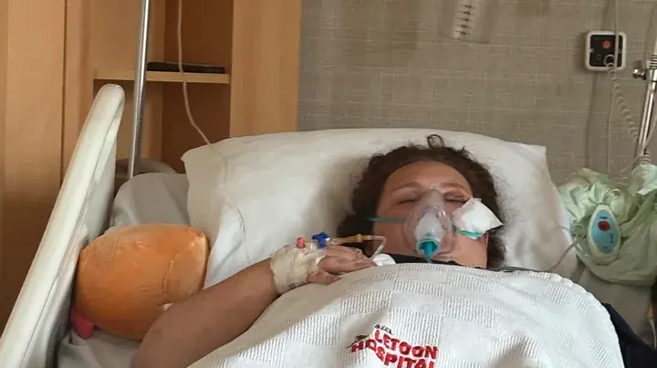 Lily Nichol was rushed to the hospital after a paraglider landed on top of her. Credit: GoFundMe