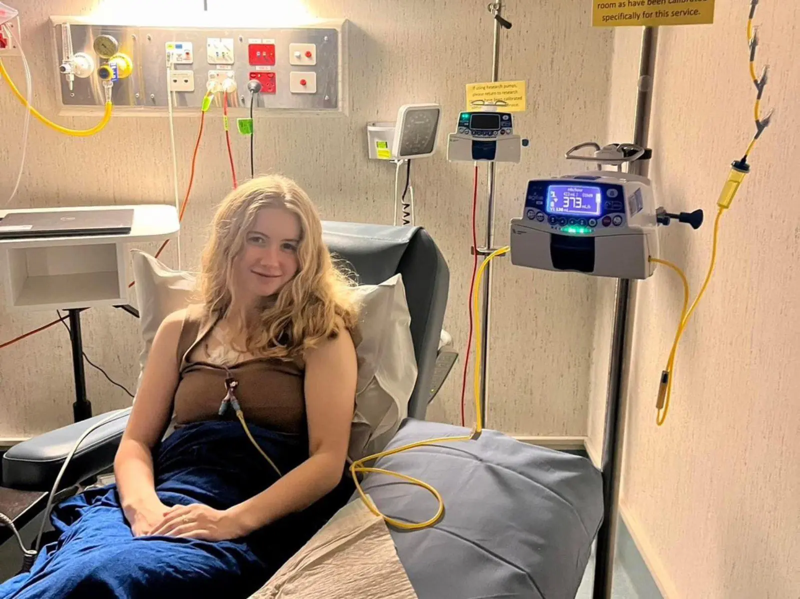  Dominique McShain, 21, was diagnosed with incurable cancer last year. Credit: givealittle