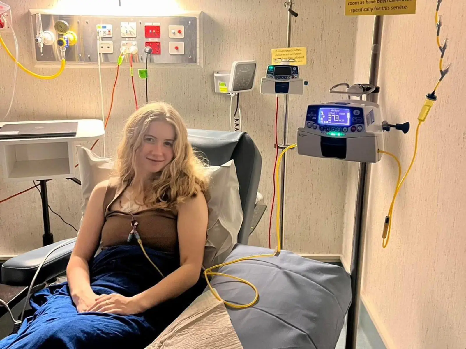  Dominique McShain, 21, was diagnosed with incurable cancer last year. Credit: givealittle