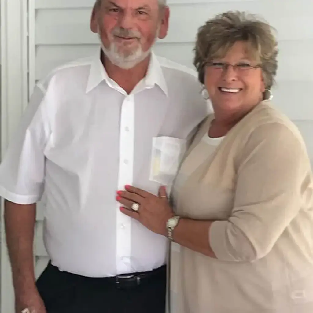 Gail and Paul Cline each lost an arm clinging to each other in their bedroom during a powerful tornado. Credit: GoFundMe