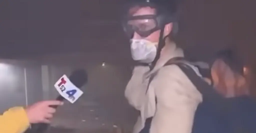 Viewers left in tears after homeowner's 'pained' request to news reporter amid LA fires