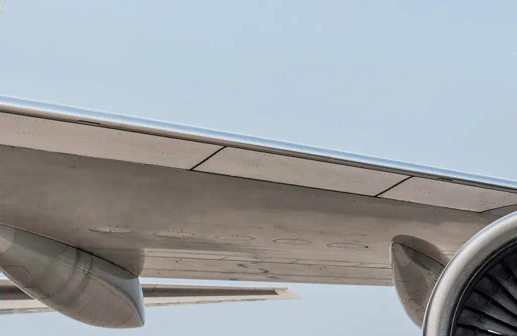 American Airlines plane erupts into flames forcing passengers onto aircraft wing