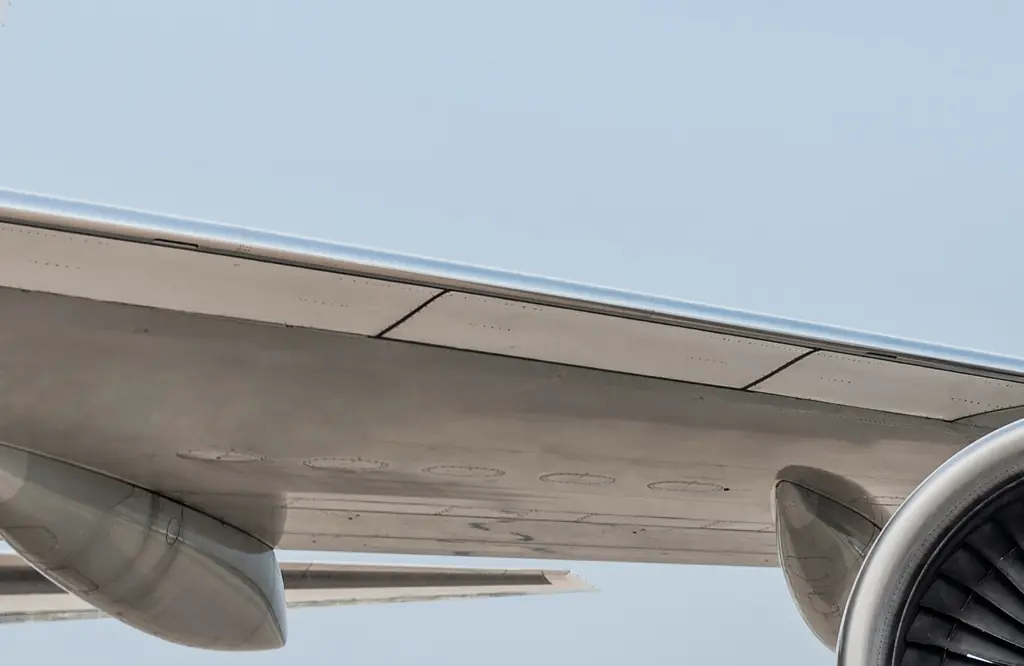 Stock image of a plane's wing. Credit: Waitforlight / Getty