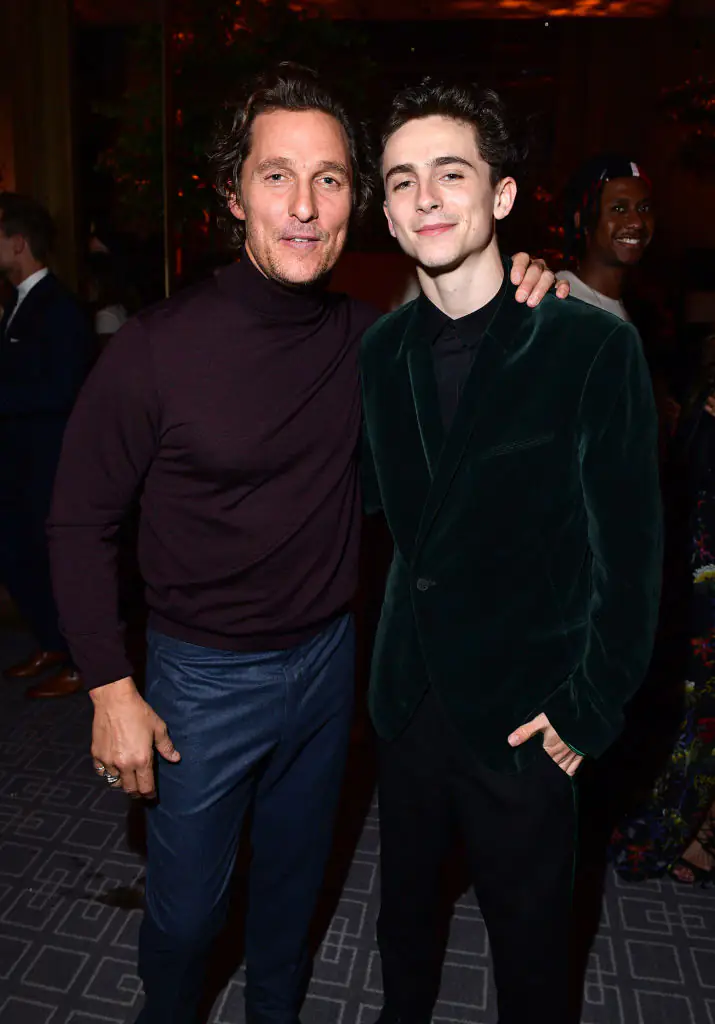 Matthew McConaughey (left) left a gross 