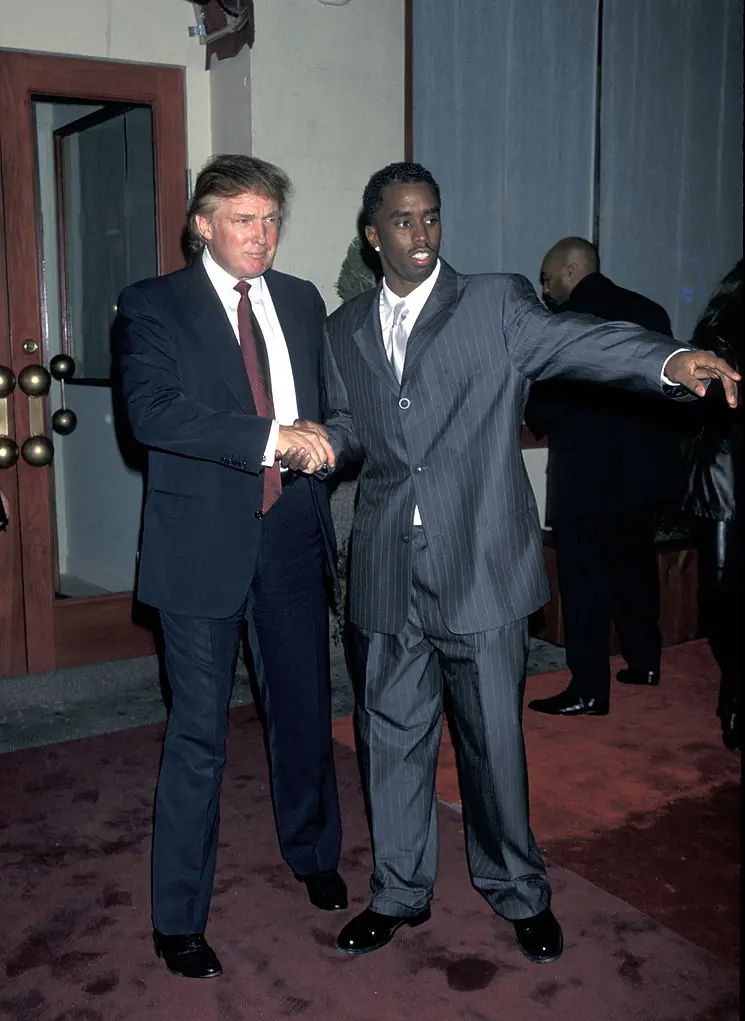Trump and Combs in 1997. Credit: Ron Galella / Getty