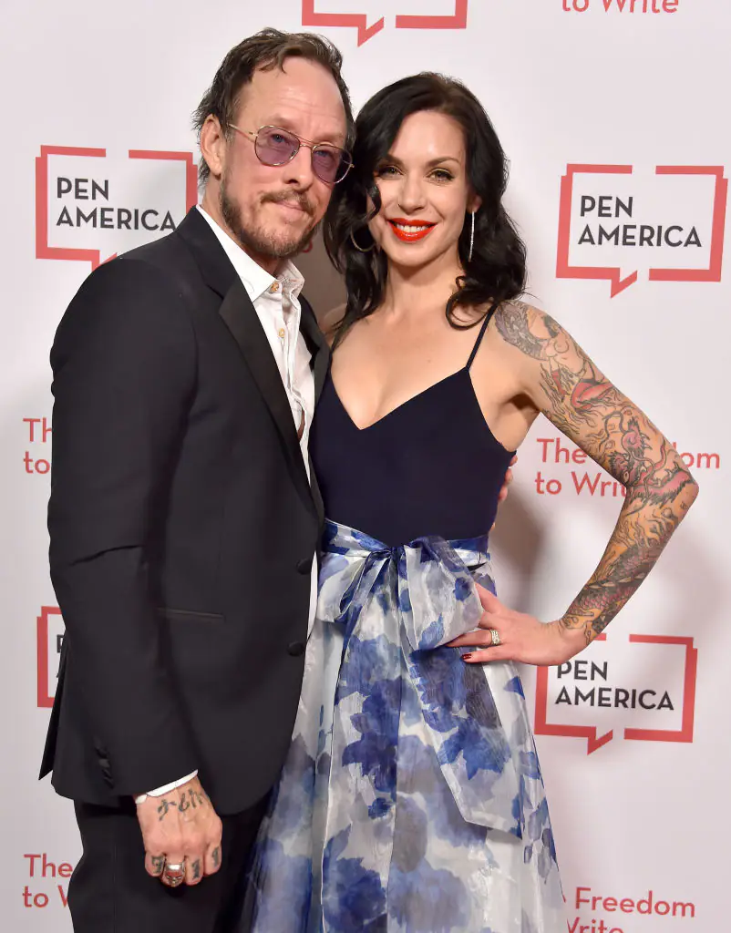 Scott Shriner's wife, Jullian Lauren, was shot by cops and charged with attempted murder. Credit: Gregg DeGuire / Getty