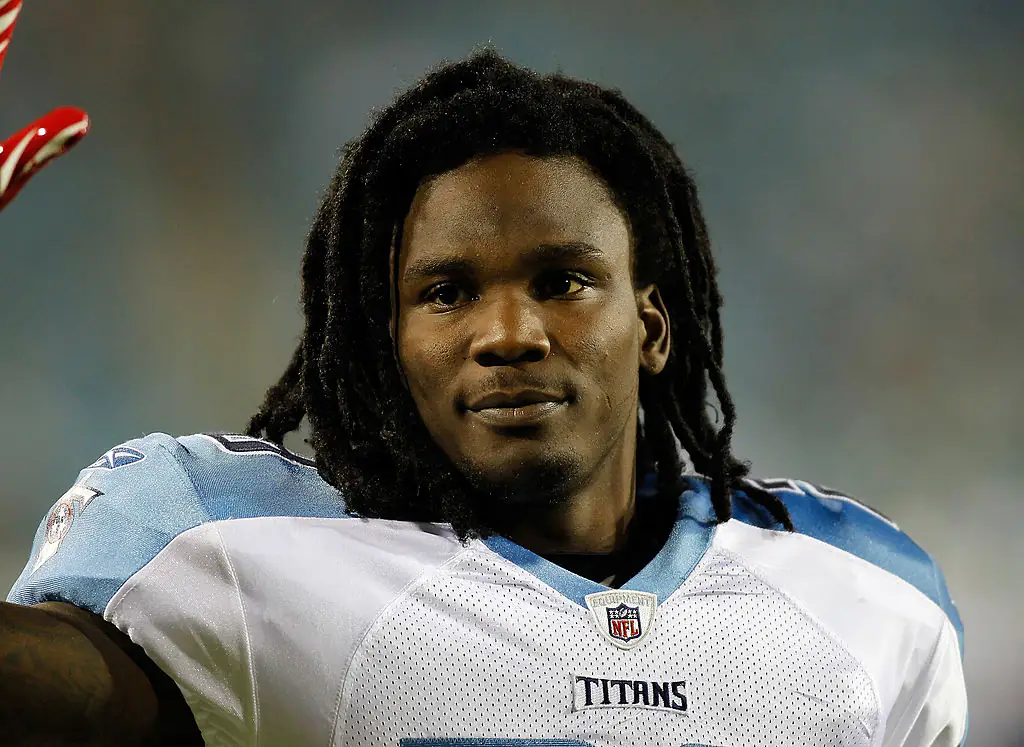 Former NFL star Chris Johnson has announced that he has ALS. Credit: J. Meric/Getty Images