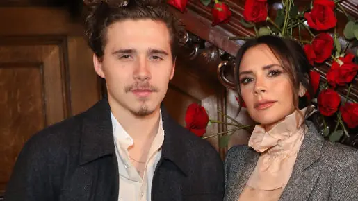 Brooklyn, Victoria and David Beckham