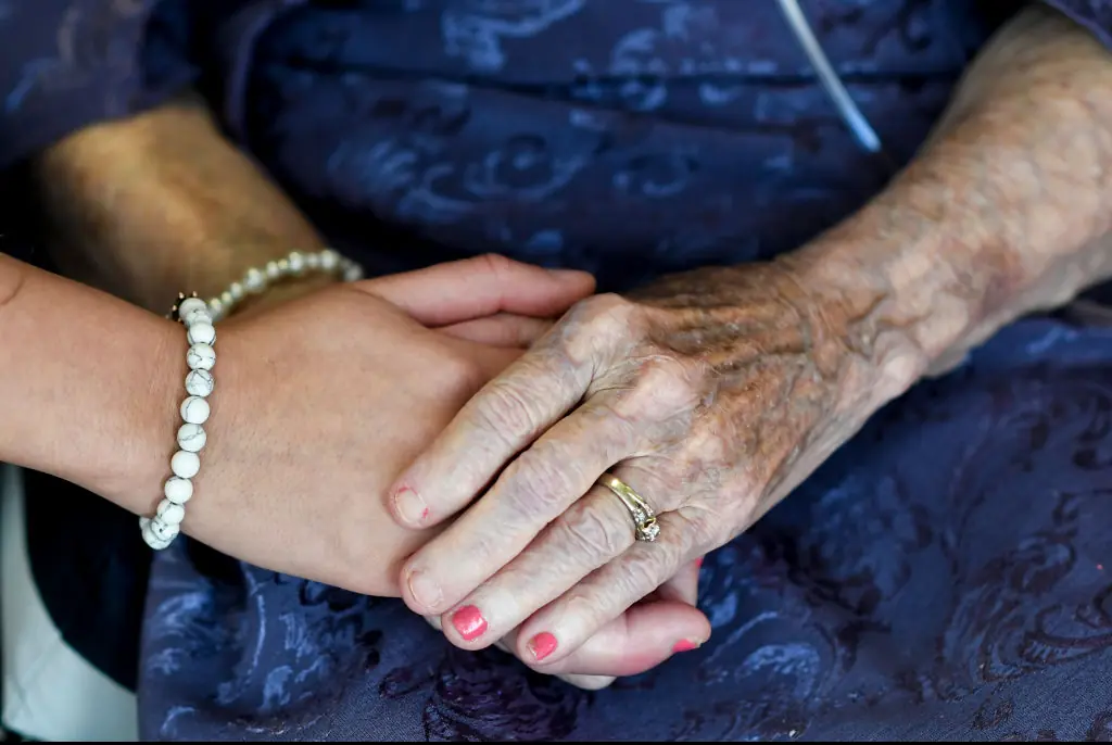 This change to people's skin can be a sign that they are about to die