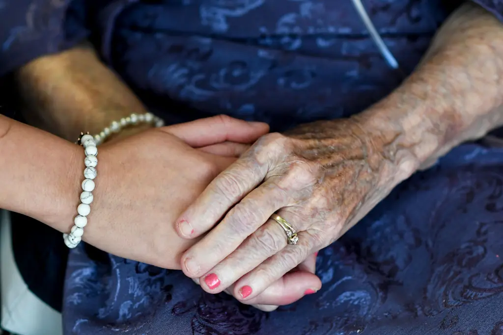 This change to people's skin can be a sign that they are about to die