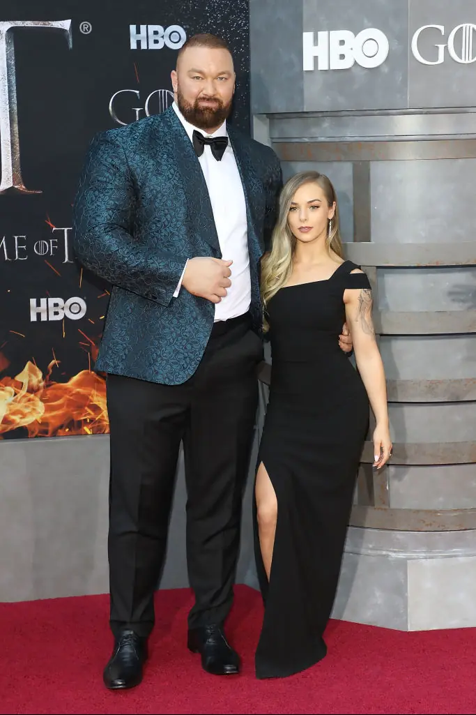 Thor and his wife. Credit: Taylor Hill/Getty