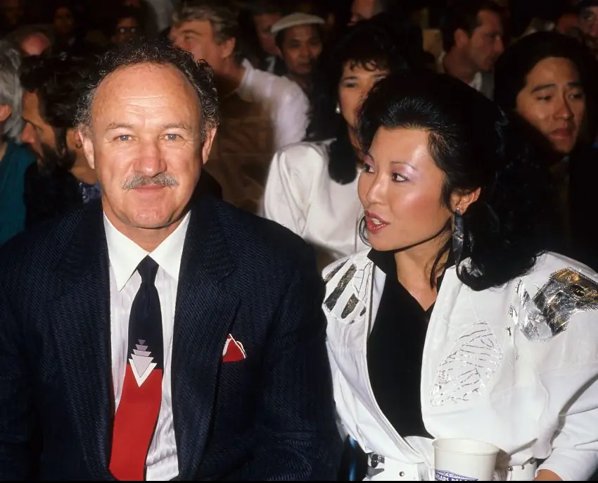 Gene Hackman and wife Betsy Arakawa. Credit: Donaldson Collection / Getty