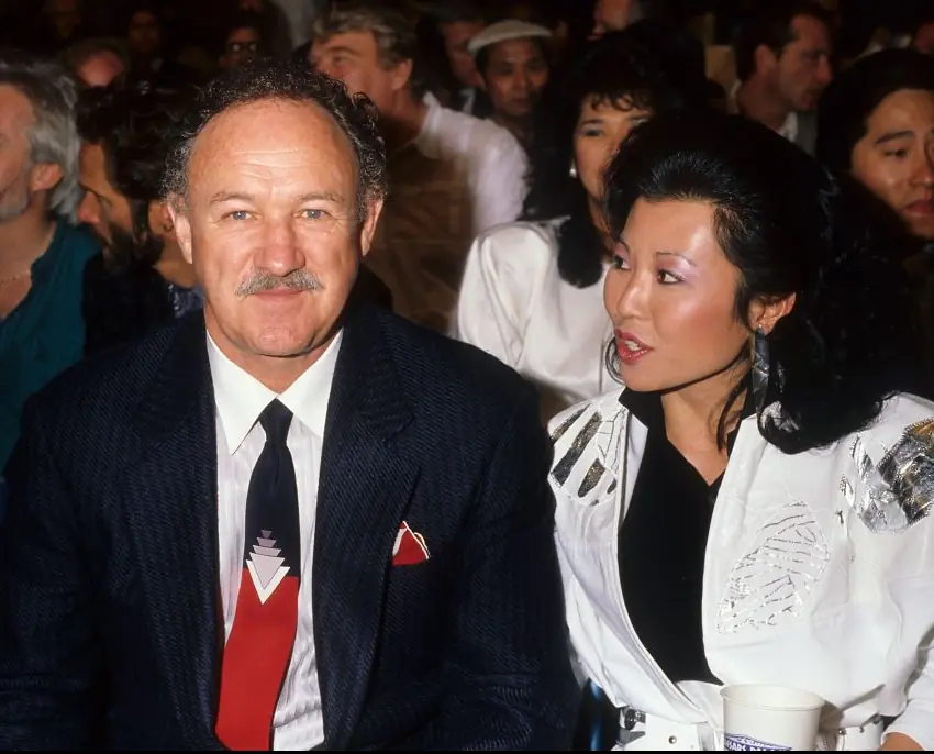 Gene Hackman and wife Betsy Arakawa. Credit: Donaldson Collection / Getty