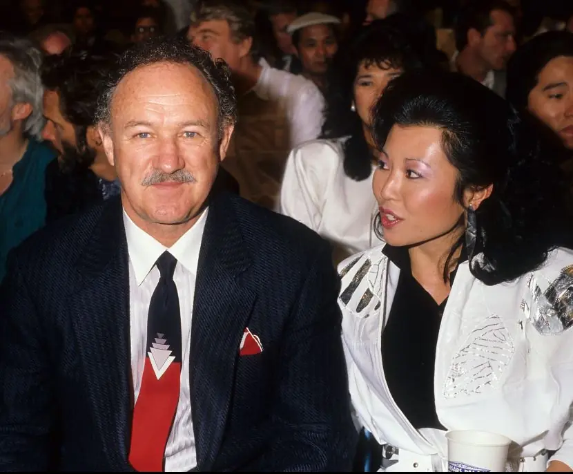 Gene Hackman and wife Betsy Arakawa. Credit: Donaldson Collection / Getty