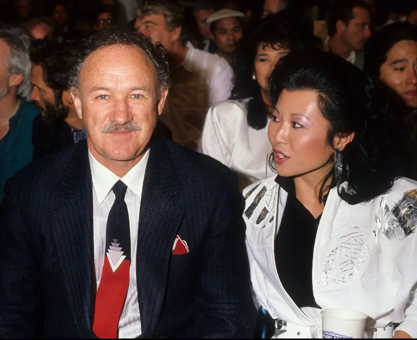 Gene Hackman and wife Betsy Arakawa. Credit: Donaldson Collection / Getty