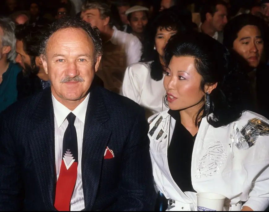 Gene Hackman and wife Betsy Arakawa. Credit: Donaldson Collection / Getty