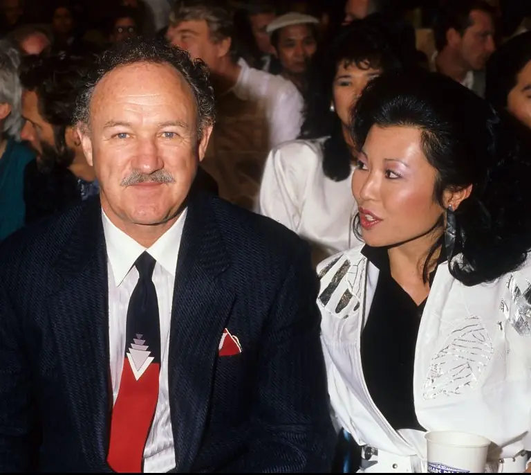 Gene Hackman and wife Betsy Arakawa. Credit: Donaldson Collection / Getty