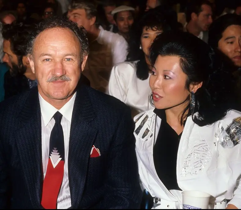 Gene Hackman and wife Betsy Arakawa. Credit: Donaldson Collection / Getty