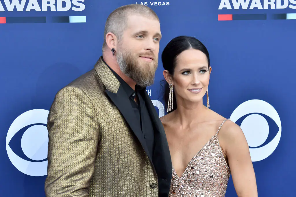 Brantley Gilbert’s wife recently went into labor while the star was on tour with him. Credit: Jeff Kravitz/FilmMagic/Getty
