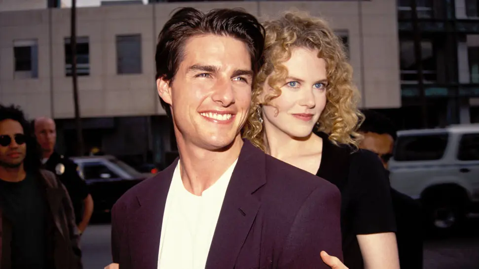 UNITED STATES - APRIL 25: Tom Cruise and Nicole Kidman in Los Angeles 1992 (Photo by Vinnie Zuffante/Getty Images)