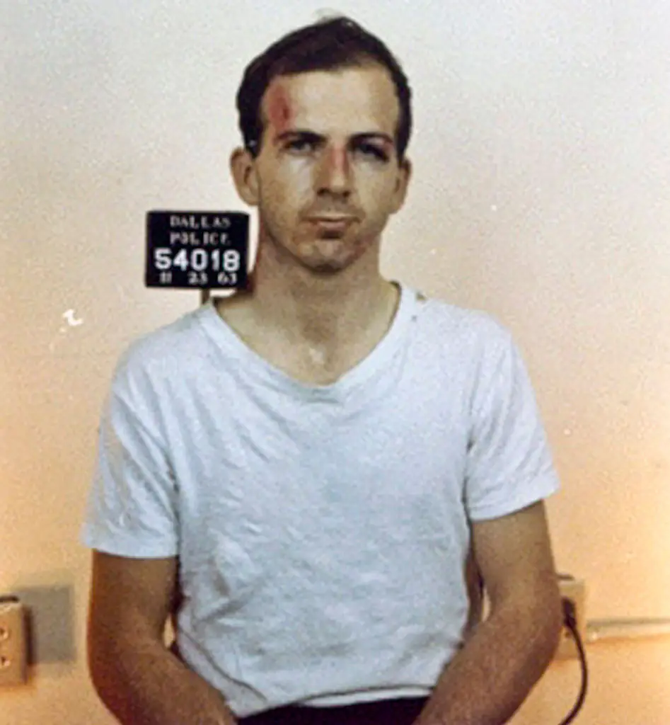 Lee Harvey Oswald was arrested for the killing but denied his involvement. Credit:  Kypros/Getty Image