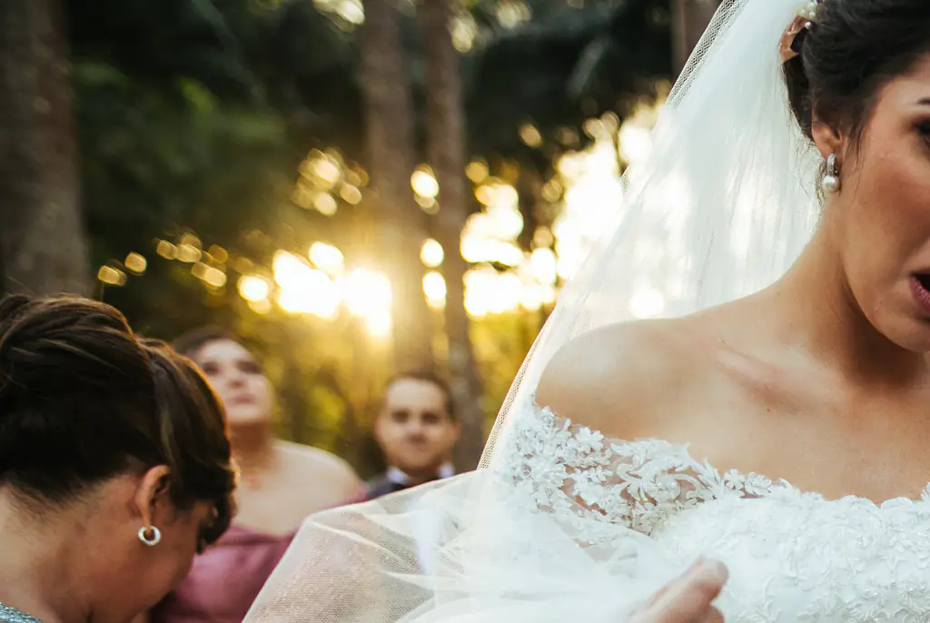 The bride was left in tears after seeing the guests' response to her vegan menu. Credit: FG Trade/Getty Images