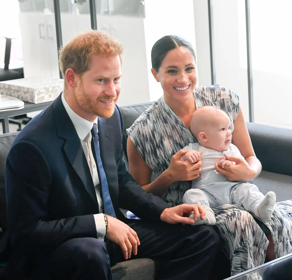 Meghan has found having a shared last name important since having children. Credit: Toby Melville/Pool/Samir Hussein/WireImage/Getty Images