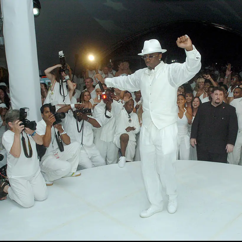 Combs hosted annual white parties. Credit: Dimitrios Kambouris / Getty