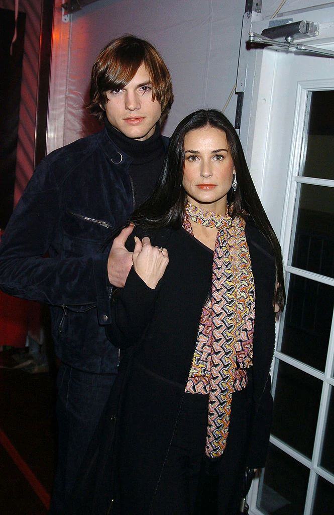 Ashton Kutcher and Demi Moore. Credit: George Pimentel / Getty