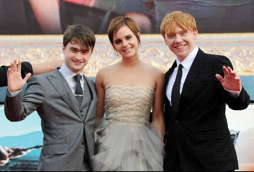 Daniel Radcliffe, Emma Watson and Rupert Grint have spoken out against JK Rowling. Credit: Dave M. Benett / Getty