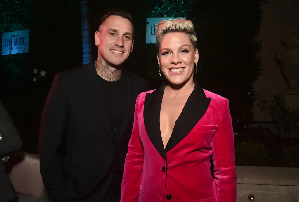 Pink and Carey Hart. Credit: Alberto E. Rodriguez / Getty