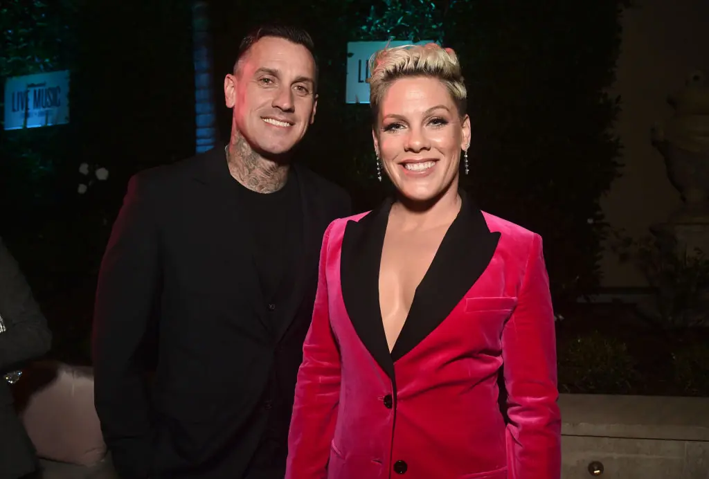 Pink and Carey Hart. Credit: Alberto E. Rodriguez / Getty