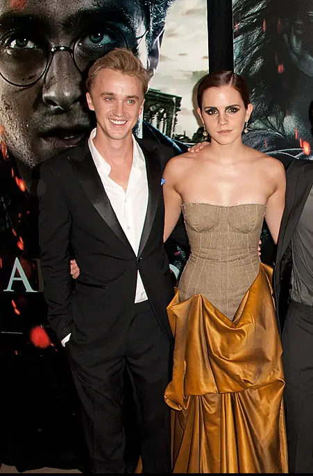 Tom Felton and Emma Watson in 2011. Credit: D Dipasupil / Getty