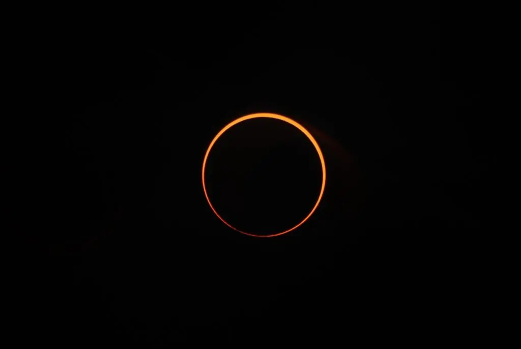 The Ring of Fire solar eclipse in Indonesia, 2019. Credit: Khalis Surry/Anadolu Agency/Getty