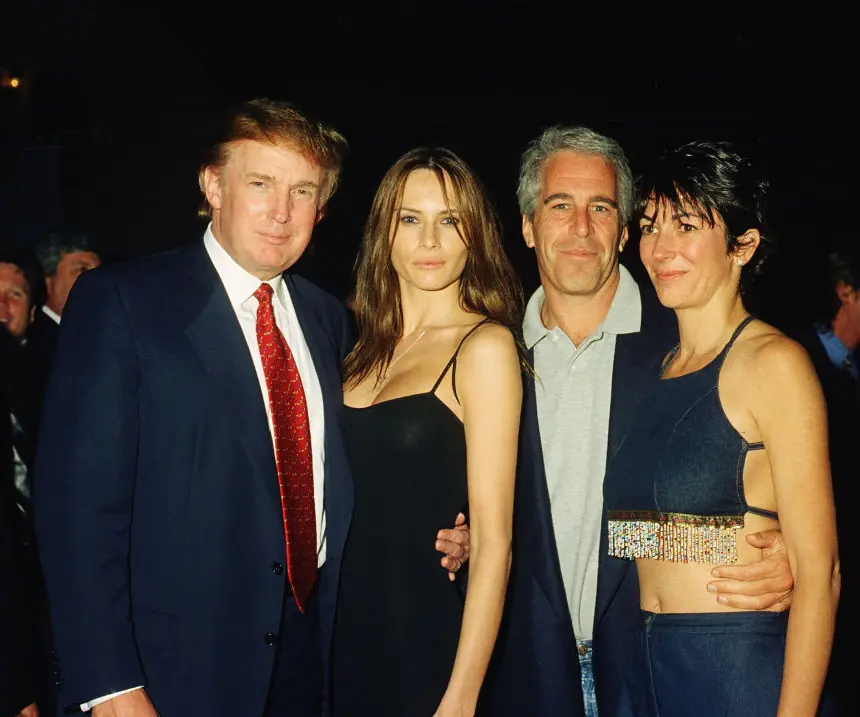 Trump and Epstein were photographed together in 2000. Credit: Davidoff Studios Photography / Getty