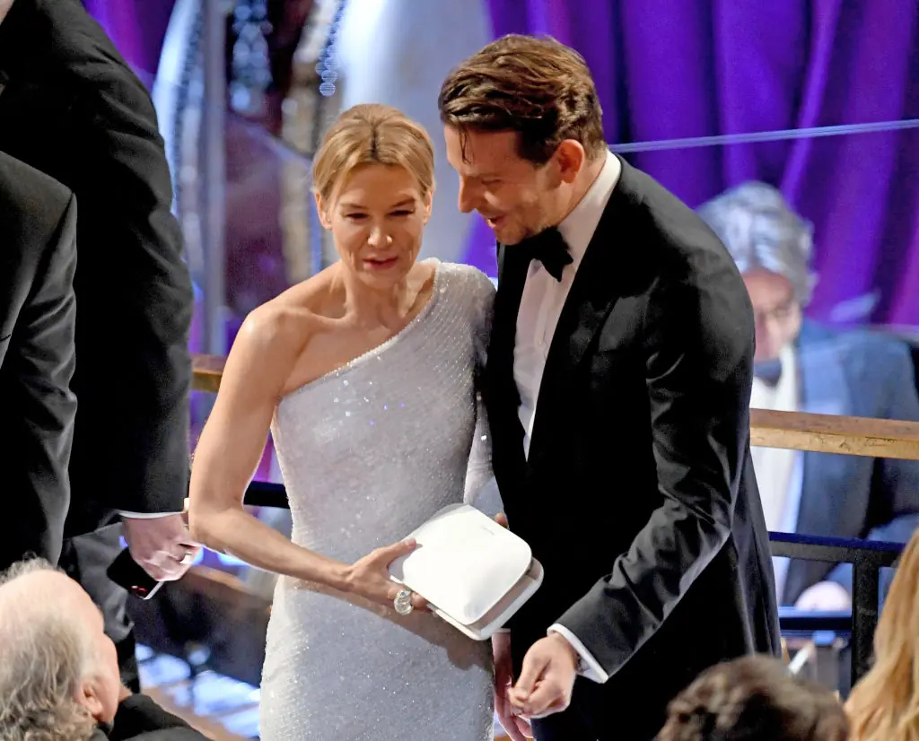 Renee Zellweger and Bradley Cooper. Credit: Kevin Winter/Getty Images