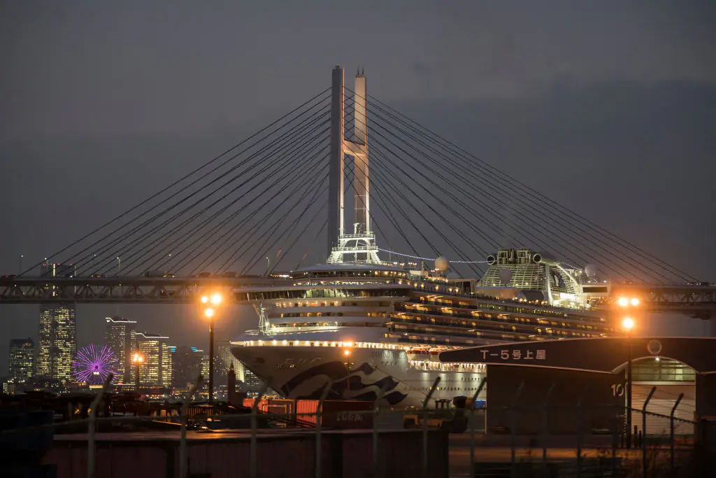 The heartbreaking incident took place on the Diamond Princess cruise ship. Credit: Tomohiro Ohsumi/Getty Images