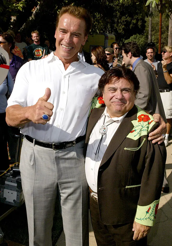 Arnold Schwarzenegger and Danny DeVito in 'Twins'. Credit: Jesse Grant/WireImage/Getty Images