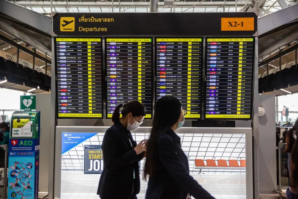 Several airports across Asia have upped their security to combat the virus. Credit: Lauren DeCicca / Getty