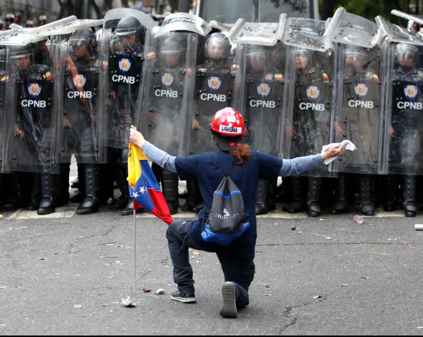 The country has been hit by political and economic turmoil. Credit: Leonardo Fernandez Viloria/Leonardo Fernandez Viloria/Getty Images