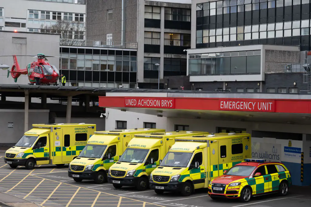 The teen when rushed to the hospital where she was sadly pronounced dead at 2.18AM. Credit: Matthew Horwood / Getty