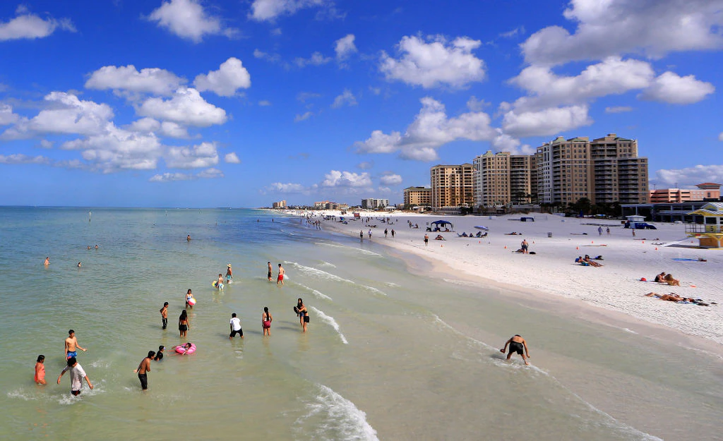 Dodman said his kids had a better time at Clearwater Beach. Credit: Mike Ehrmann / Getty
